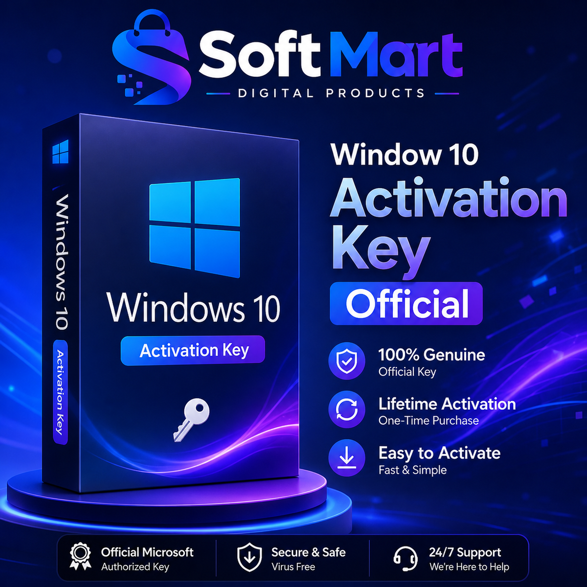 Windows 10 Activation Key – Genuine Digital License